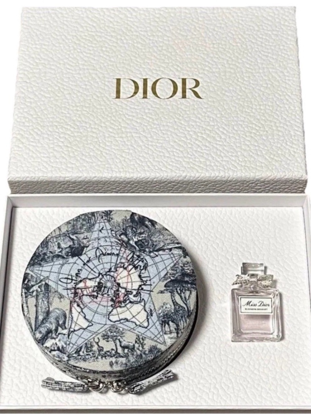 Dior Jewelry Case Silver Welcome Gift Set In Around The World Motif | New In Box - Picture 2 of 2